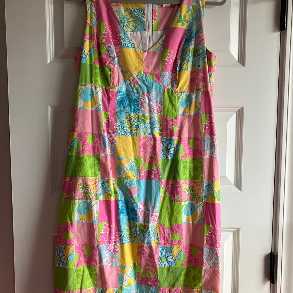 Lilly Pulitzer Patchwork Shift Dress - image 1